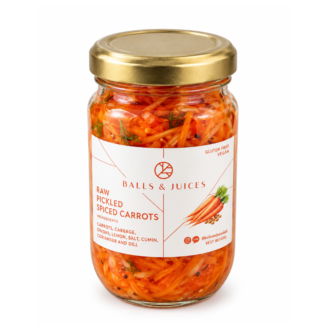 Raw Pickled Spiced Carrots
